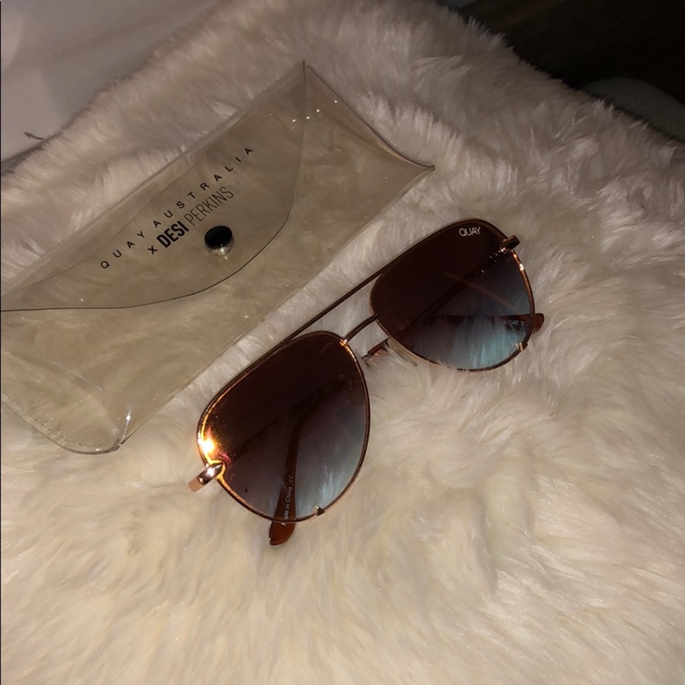Quay Australia x Desi Perkins sun glasses